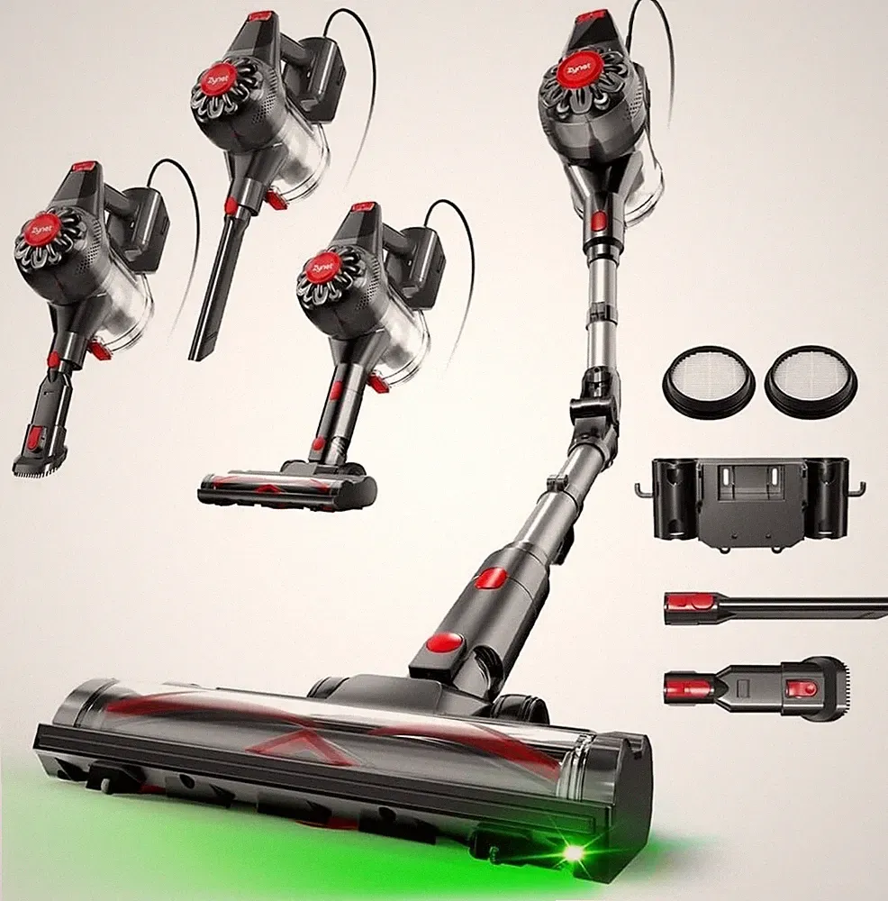 taubsauger mit Kabel 70KPa Beutellos Stielstaubsauger Anti-Tangle 600W
