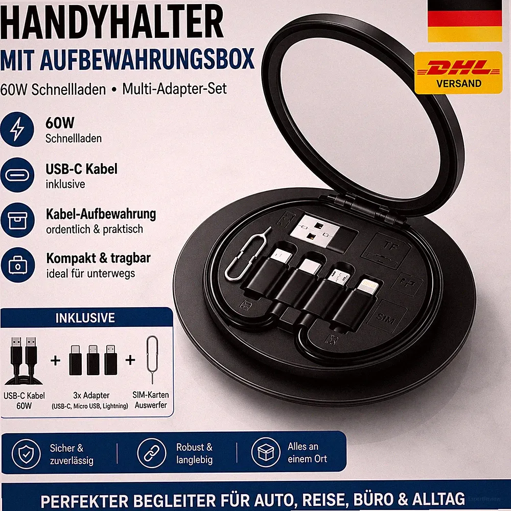JY Tragbarer 60W Schnelllade-Handyhalter