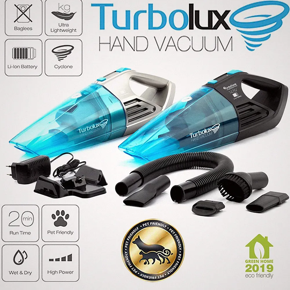 TurboTronic TurboLux Akku Handstaubsauger