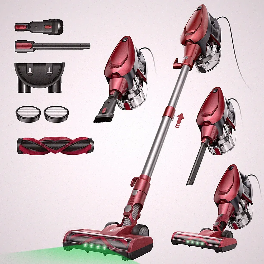 Vexilar C9 Staubsauger mit Kabel 650W, 70KPa Saugkraft für Tierhaare