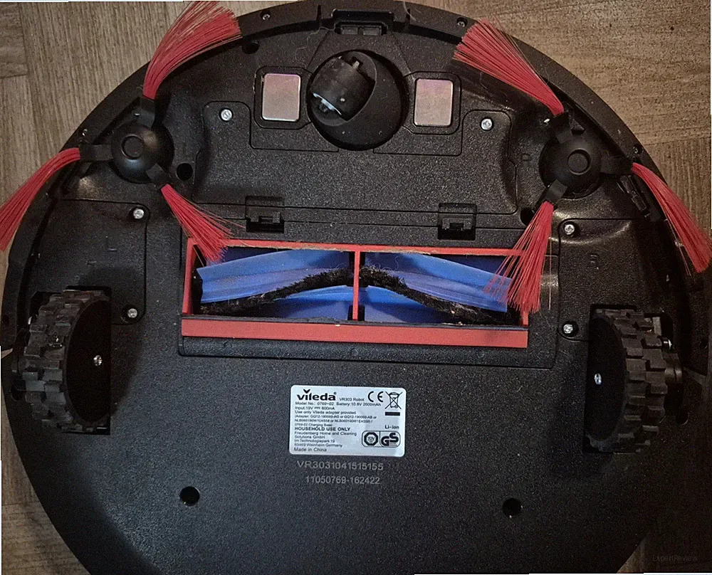 Vileda VR 303 Staubsaugerroboter schwarz mit Ladestation und Fernbedienung