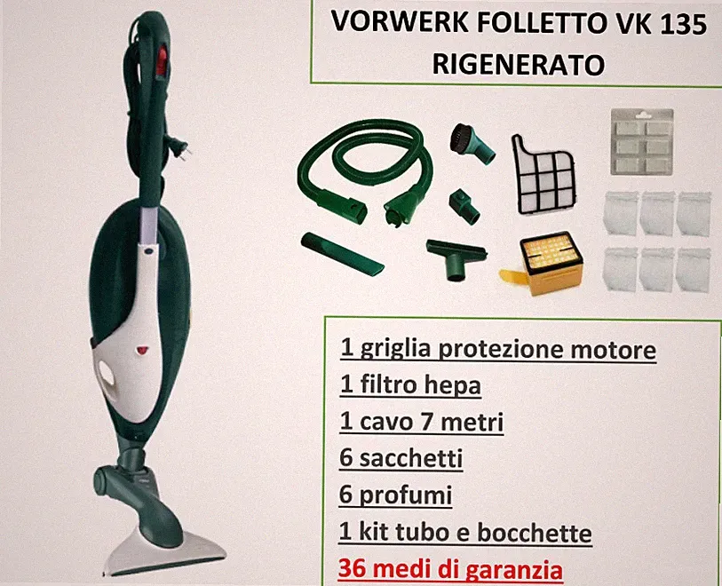 Vorwerk Folletto VK 135 Elektrischer Besen