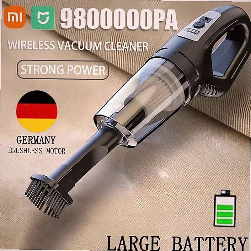 Xiaomi Car Vacuum Cleaner 9800000Pa Cordless Mini USB Handheld Dust Cleaner