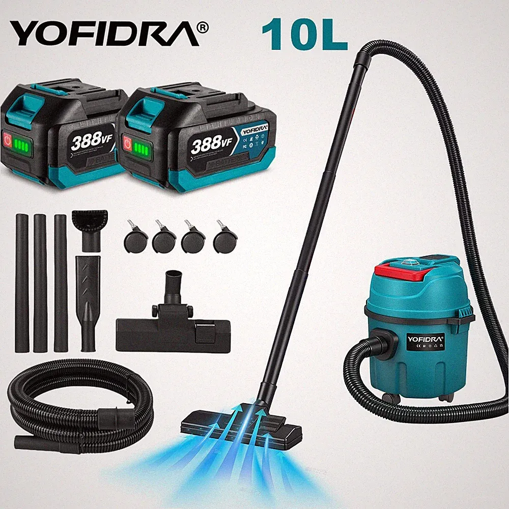 YOFIDRA 2-in-1 Nass-Trocken-Akku-Staubsauger
