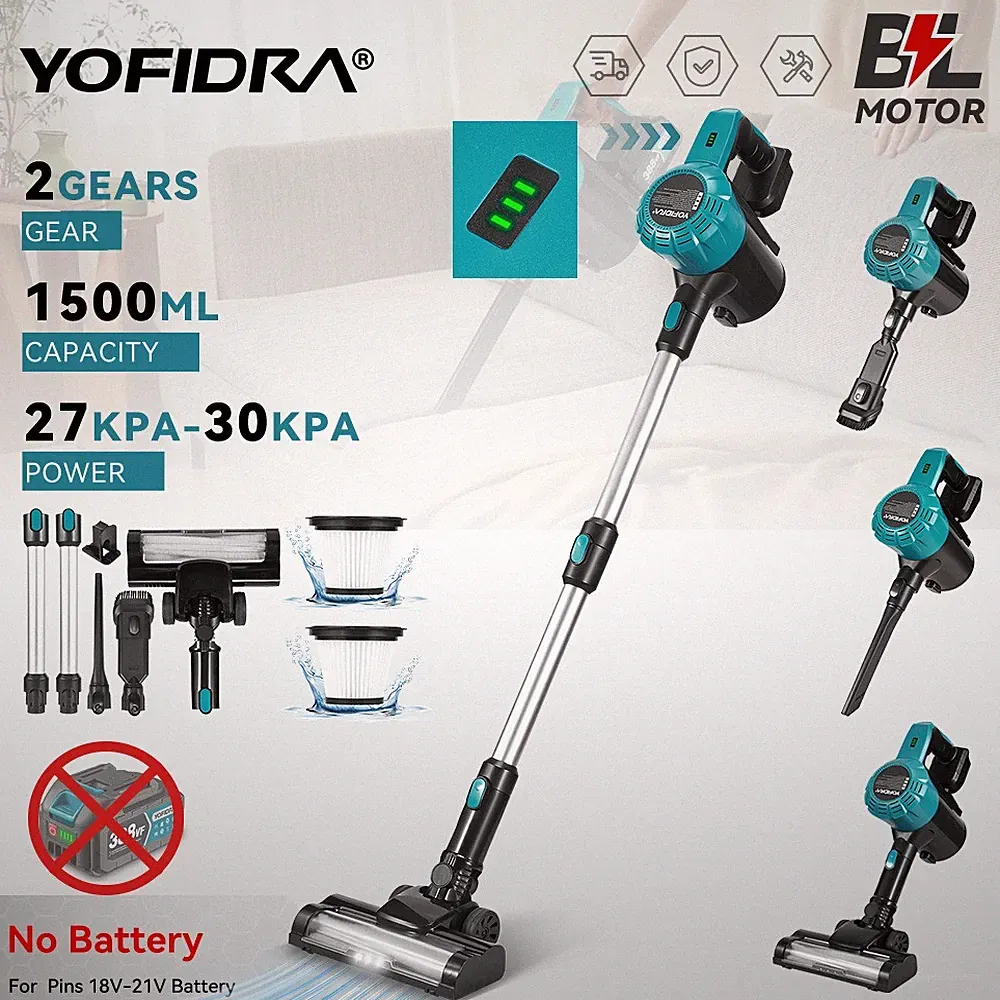 YOFIDRA Akku-Staubsauger für Makita