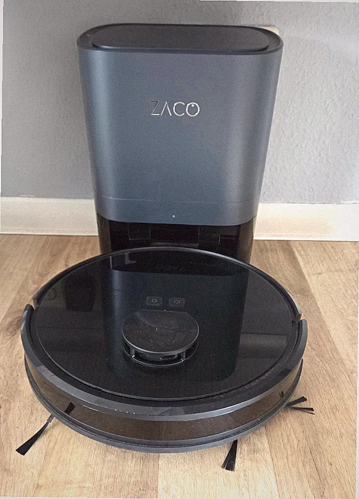 ZACO A10 Pro Staub- & Wischroboter Lasernavigation App-Steuerung inkl. Zubehör